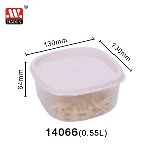 Keuken Hard Plastic Goede Kwaliteit Koelkast Verzegelde Winkels Crisper Box Lek Proof Clear Groente Voedsel Opslag Containers Set