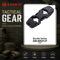 Anmco AM-BK0137 Pochette tactique extérieure étanche en plastique durable pour chargeur, compatible avec les gilets, système Molle