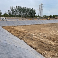 Toile de ciment pour la protection des pentes des canaux de drainage, couverture en béton
