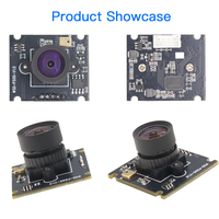 Module de caméra USB 5MP avec mise au point macro 5CM pour le streaming, capteur CMOS 1/4 pouce, 2592*1944 30fps, micro intégré, 98 °   FOV, objectif 2,4 mm, UVC