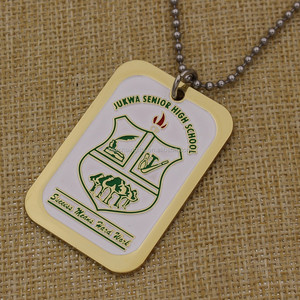 Индивидуальный логотип производителя, двухсторонние Персонализированные Бирки для собак, коллекция металлических поделок - Product Image 1