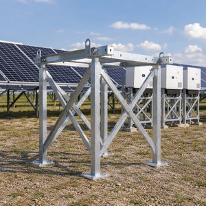 Soporte de Montaje para Inversor Solar, Galvanizado en Caliente, Estructura de Acero al Carbono - Product Image 5