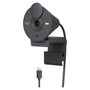 Cámara web USB tipo C BRIO 300 Negra 960 001436 1080p FULL HD - Product Image 2