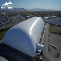 Dôme gonflable pour terrain de football, structure soutenue par l'air, dôme sportif