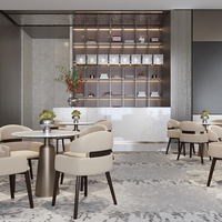 Nordic Luxury Leather Dining Home Modernes Restaurant Hotel Holz restaurant Esszimmers tuhl