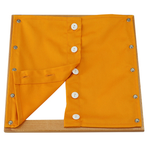 Pr003/7 bằng gỗ giáo dục trẻ em Đồ chơi nút nhỏ mặc quần áo khung Montessori Chất liệu - Product Image 1