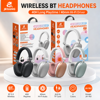 Headphone Nirkabel JH-961 BT5.3 Over Ear, 40 Jam Waktu Putar, Driver Hi-Fi 40mm, Headband Lipat untuk PC dan Ponsel