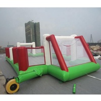 Gran oferta campo de fútbol de jabón de agua inflable comercial personalizado