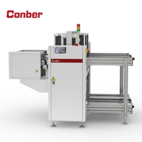 Conber Déchargeur de Magasin de Cartes PCB à Double Voie Intelligent Contrôlé par PLC, Équipement SMT à Écran Tactile, Taille Maximale 510x460mm
