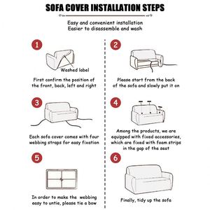 Magic Waterproof Washable Non-Slip Plain <b>Sofa</b> <b>Cover</b> Set with <b>Stretch</b> Elastic Slipcover for Recliner Velvet <b>Sofa</b> Home Textile - Product Image 4