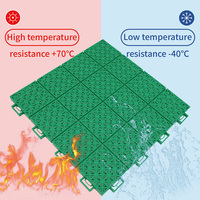 Revêtement de sol modulaire en PP résistant à l'humidité pour terrains de tennis de table extérieurs tropicaux ouverts