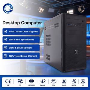 คอมพิวเตอร์ตั้งโต๊ะสำหรับธุรกิจ โรงงานผลิตแบบ OEM ODM ใช้ซีพียู Core I3 I5 I7 I9 N100 N305 3 5 7 สำหรับสำนักงานและเชิงพาณิชย์ 1 คอมพิวเตอร์ตั้งโต๊ะธุรกิจแบบกำหนดเอง - Product Image 1