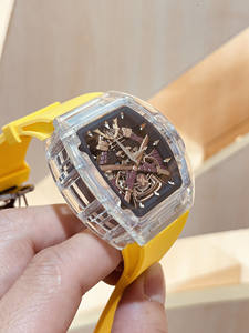 Reloj Mecánico de Cerámica con Cristal, Tourbillon Integral Grabado a Mano, Deslumbrante - Product Image 2