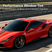 Film teinté pour vitres de voiture en céramique nano transparente, épaisseur 1,8 mil, haute clarté, film pour vitres automobiles avec protection UV à 95%