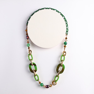 Collier ras du cou bohème coloré en perles acryliques, chaîne épaisse en résine, bijoux mixtes pour femme, idéal pour les <span class=keywords><strong>vacances</strong></span> d'été - Product Image 4