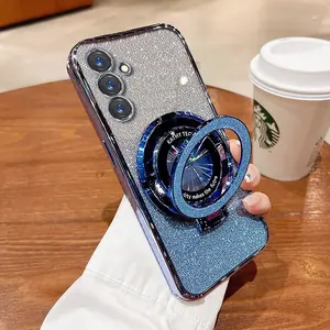 Samsung S24FE étui de luxe avec support étui à paillettes pour Samsung Galaxy Note 20 Ultra 10 S24 S23 S22 S21 S10 <span class=keywords><strong>S9</strong></span> Plus étui de support - Product Image 5