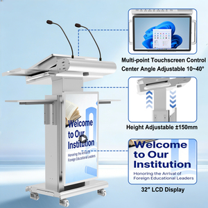 แท่นบรรยายดิจิทัลอัจฉริยะขนาด 23.8 นิ้ว รุ่น A2 เหมาะสำหรับงานองค์กร การนำเสนอทางการศึกษา และการกล่า<span class=keywords><strong>ว</strong></span>สุนทรพจน์ในงานประชุม - Product Image 2