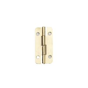 Charnière de meuble 37x17mm en fer bronze jaune à montage en surface, durable pour boîtes - Product Image 3