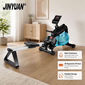 เครื่องกรรเชียงบกแบบพับได้ รุ่น JY-587 พร้อมจอ LCD แสดงผล วัดแรงต้านน้ำ สำหรับออกกำลังกายที่บ้าน ขายดีจากโรงงาน - Product Image 5