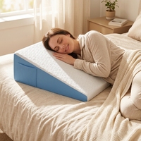 Oreiller en mousse à mémoire de forme compensée à haute densité après la chirurgie Oreiller compensé de lit 4 en 1 pour le soulagement des douleurs dorsales pour le soutien du dos