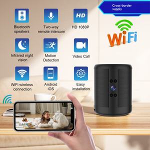 <span class=keywords><strong>Micro</strong></span> caméra de sécurité Haut-parleur sans fil multifonctionnel Interphone audio bidirectionnel Caméra secrète - Product Image 2