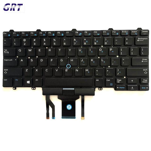 Sunrex Laptop Keyboard for Dell Latitude 3340 3350 E5450 E5470 E7450