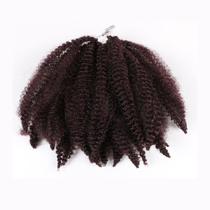 Tresses synthétiques Afro au Crochet Marley, Extensions de cheveux pour femmes noires Kanekalons, tresses crépues torsadées - Product Image 3