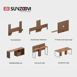 Set di Mobili Moderni in Legno MDF per Camera da Letto Vista La Quinta Inn Suites Hotel - Product Image 3