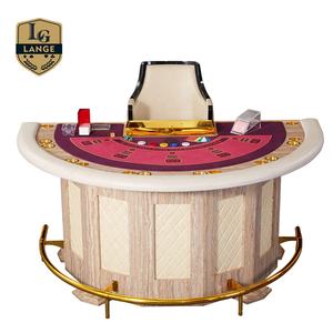 Table de Poker électronique de luxe, en LED, <span class=keywords><strong>Blackjack</strong></span>, avec jambes en bois, nouvelle collection - Product Image 3