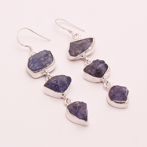 925 Sterling Silver Natural Citrine Black <b>Tourmaline</b> Gemstone Drop <b>Earrings</b> High Quality Party Gift Direct Export Manufacturer - Product Image 5