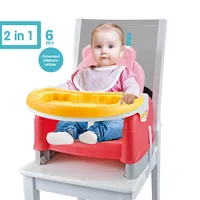Bambino mangia sedia e tavolo Rosa 2 in1 booster sedile facile da trasportare il bambino giocattoli per bambini comodo del bambino sedia di alimentazione
