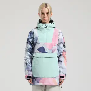 새로운 패션 스키 방풍 방수 스노우 보드 코트 까마귀와 스노우 웨어 재킷