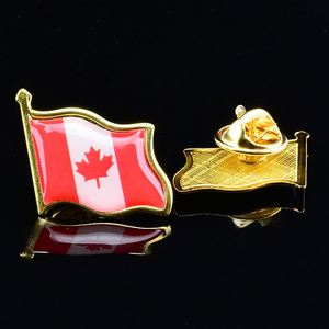 Broche de latón artesanal con bandera nacional para hombre, medalla conmemorativa exquisita - Product Image 1