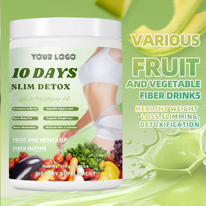 Thé en sachet de poudre de fruits et légumes pour une perte de poids de 10 jours, détoxifiant, contrôle du poids, favorise la digestion, brûle les graisses - Product Image 3