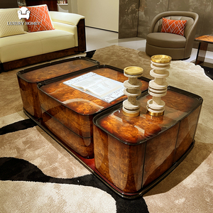 Juego <span class=keywords><strong>de</strong></span> Sofás <span class=keywords><strong>de</strong></span> Diseño Italiano <span class=keywords><strong>de</strong></span> Primera Calidad, Muebles <span class=keywords><strong>de</strong></span> Lujo para Villa, Mesa <span class=keywords><strong>de</strong></span> Centro Moderna <span class=keywords><strong>de</strong></span> Madera Maciza Enchapada, Personalización para Sala <span class=keywords><strong>de</strong></span> Estar - Product Image 5