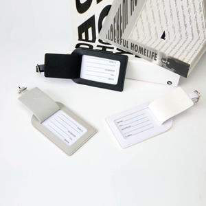 Étiquettes de <span class=keywords><strong>bagage</strong></span> nommées personnalisées en cuir PU avion hôtel étiquette de <span class=keywords><strong>bagage</strong></span> intimité étiquettes de <span class=keywords><strong>bagage</strong></span> pour sac de voyage - Product Image 5