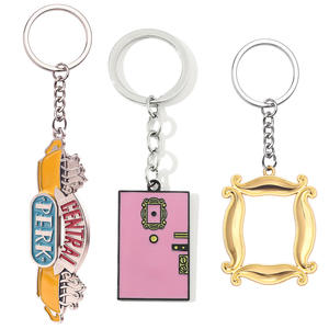 Llavero de Excelente Calidad a Precio Económico, Llavero Clásico de la Serie de Televisión Estadounidense Friends con Marco de <span class=keywords><strong>Fotos</strong></span>, Llavero para Cafetería - Product Image 1