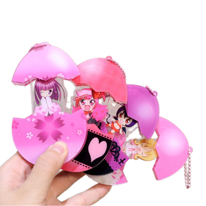 K- Keychain Acrylic Logo Cartoon Style Eco-friendly Digital Printing Event Accessories Plastic Merchandise Charms Digital