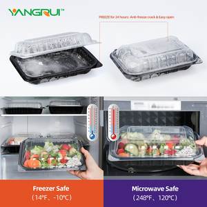 กล่องอาหารพลาสติกแบบ 3 ช่อง สีขาว ขนาด 37 ออนซ์ สำหรับขายส่ง รูปทรงเปลือก<span class=keywords><strong>หอย</strong></span> แข็งแรง ทนทาน เหมาะสำหรับอาหารแบบนำกลับบ้าน - Product Image 4