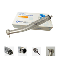 PANA MAX M1-EB Semprot 3 lubang, Handpiece Dental kecepatan tinggi harga pabrik 2/4 tombol tekan turbin sumber daya buatan baja logam