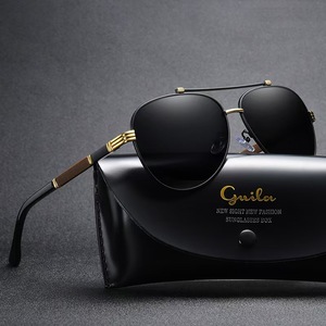 New men's high-end polarized <b>sunglasses</b> driving fishing travel anti-ultraviolet <b>large</b> frame toad <b>sunglasses</b> - Product Image 1