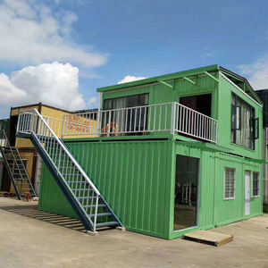 Casa Modular Portátil de 20 Pies, Casa Prefabricada Pequeña con Panel Sándwich, Instalación Rápida para Uso en Escuelas, Hoteles, Centros Comerciales y Exteriores - Product Image 1