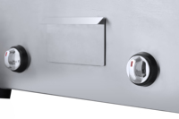Zware uitvoering 36,7 kW commerciële gasgrill, compacte roestvrijstalen vlakke grillplaat voor restaurants, hamburgers, biefstuk en ontbijt