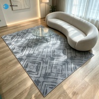 Luxuriöse Wohnraumdekoration Teppiche mit Mustergravur Jacquard-Bodenteppich Modernes Design Geschnitzte Bodenteppiche Jacquard-Bodenteppiche