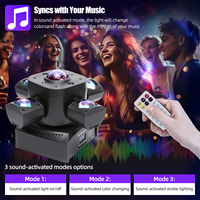 Hot Sale 4-in-1 80W RGBW DMX LED Moving Head Licht Mini 4-Arms Beam Ball für DJ Disco Party Bühne Lichter PVC-Körper