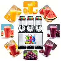 Machine à slush compacte YYHB pour comptoir, avec 2 distributeurs, gain de place pour kiosque et petit café, 1,1 W, CE