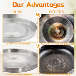 Parrilla convexa redonda de acero inoxidable estilo mexicano de alta calidad DaoSheng Taco Pan Discada Disc Cooker Comals Cazo - Product Image 5