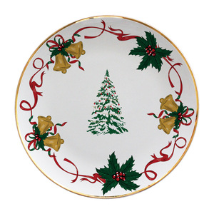 Wholesale Bone China Dishes Tableware <b>Dinner</b> Plates Christmas Tree Ceramic Dinnerware <b>Set</b> Plates <b>Sets</b> Dinnerware Christmas - Product Image 5