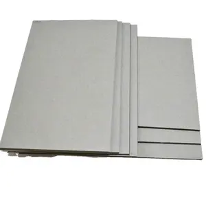 回收700 * 1000毫米灰色刨花板1300gsm 1350gsm 1400gsm 1500gsm台历灰色纸板