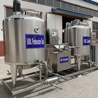 Hete Aanbieding Goede Kwaliteit Zuivelmachines Yoghurtproductielijn 100l 200l 300l 500L Kaasproductie Kleine Melkpasteurisatiemachine